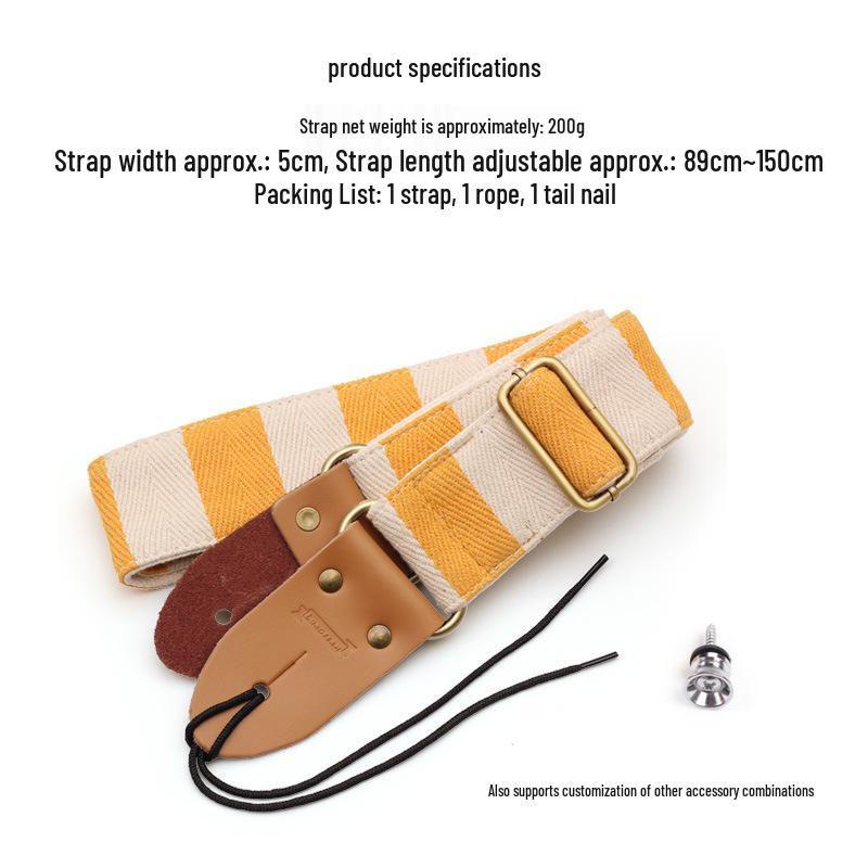 Padded Non-Slip Unisex Guitar Strap for Acoustic, Electric, and Bass Guitars