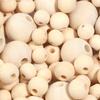 10-100pcs/lot 6-30mm Colorful Round Wooden Beads Loose Spacer Ball Wood Beads For DIY Phone Chains Bracelet Jewelry Accessories
