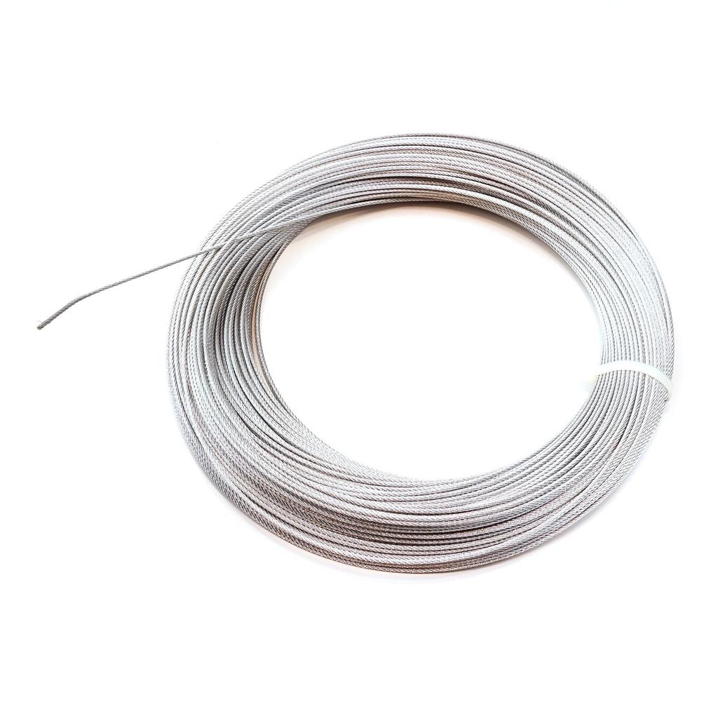 EWR5472 Window Regulator Repair Cable Steel Wire Rope 7x7 Diameter: 1.5 mm Length : 100 meter for Car Window Regulator