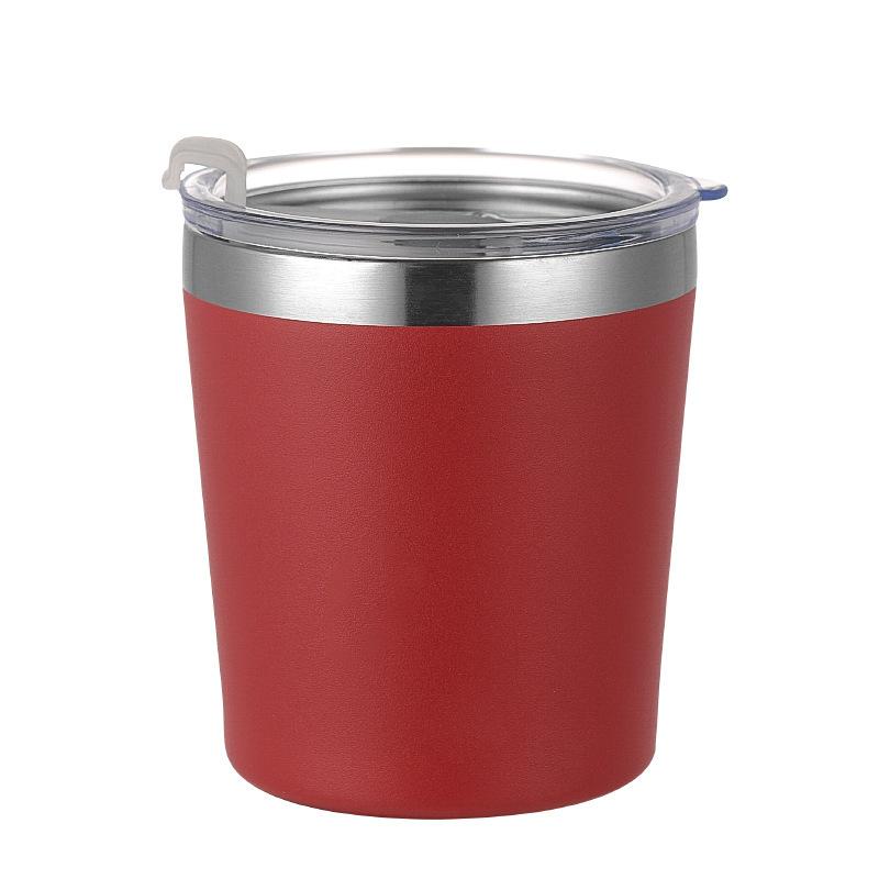 Hot Selling 8oz 12oz Double Wall Vacuum Insulated Stainless Steel Tumbler for Party Coffee Milk Powder Coated Eco-Friendly BPA
