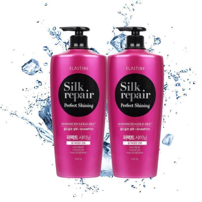 ELASTINE Silk Repair Perfect Shining Shampoo 1200ml X 2 TB (30680739)