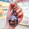 Portachiavi Casco da Rugby Stile Americano Giocattolo in Miniatura
