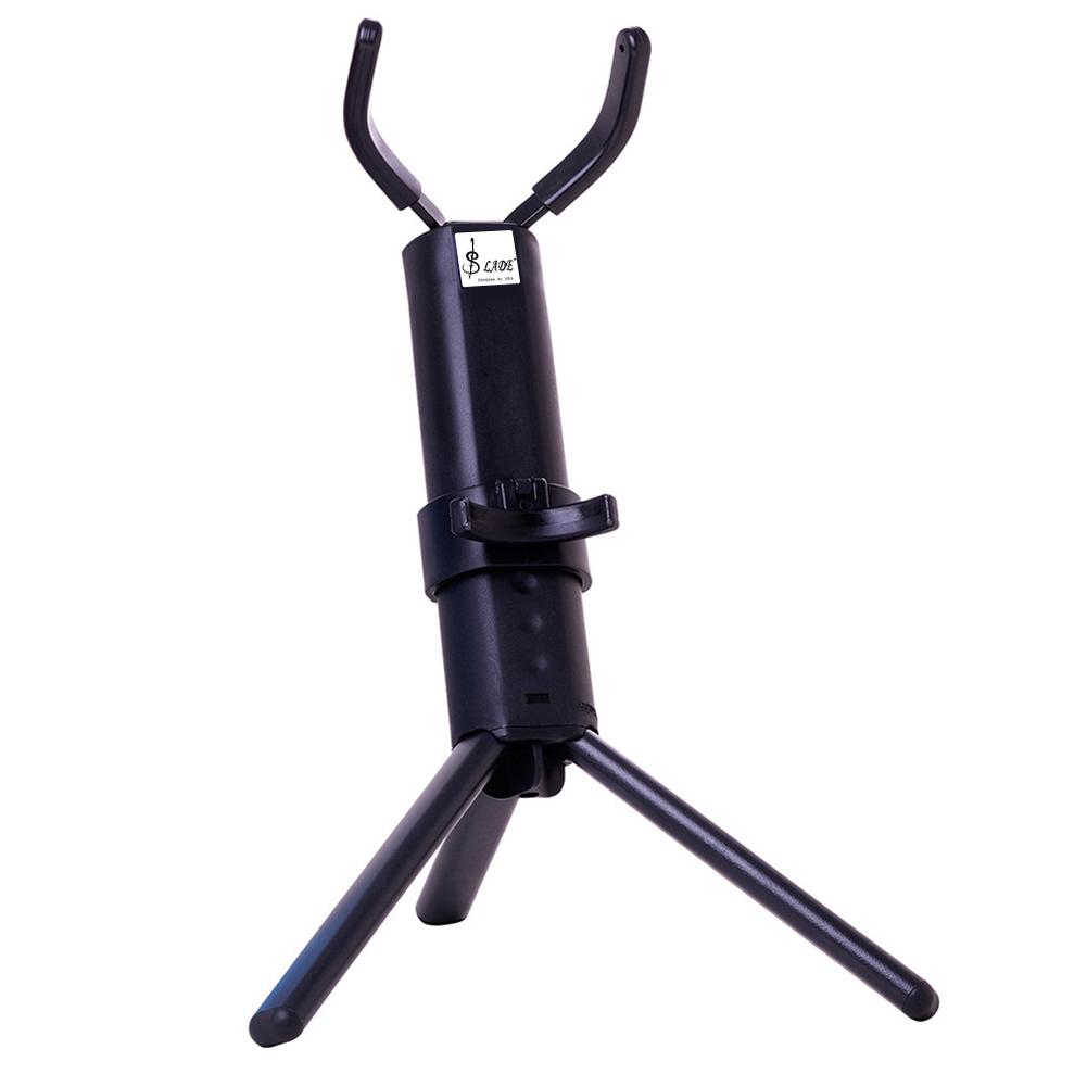 Foldable Alto Saxophone Stand with Carrying Bag Saxophone Bracket Anti-Slip Triangle Base Design Woodwind Protection Accessories