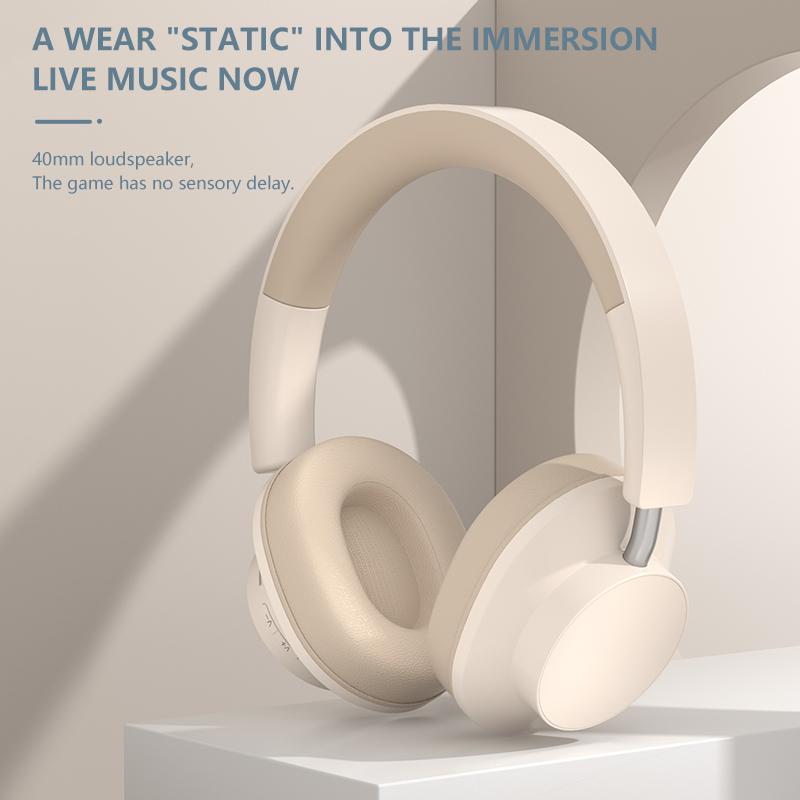 Pro HIFI Sluchátka Bezdrátová Sluchátka Bluetooth Přes Uši Stereo Hluboké Basy Herní Sluchátka TF/AUX Přehrávač Hudby s Mikrofonem/Rádiem pro Dárky