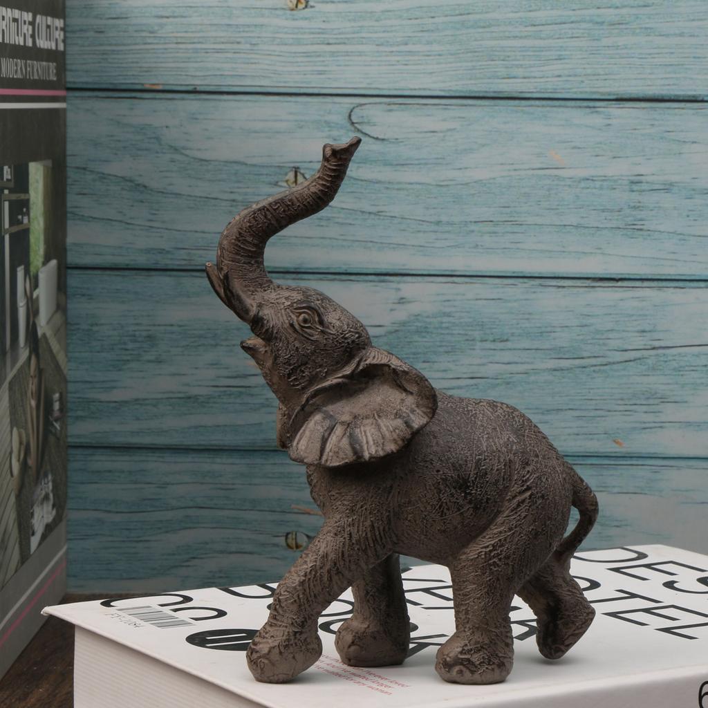 2pcs/set, Elephant Statue, Elephant Decor, Mom Gifts, Elephant Gifts for Women, Home Decor Office Bookshelf TV Stand Living Room