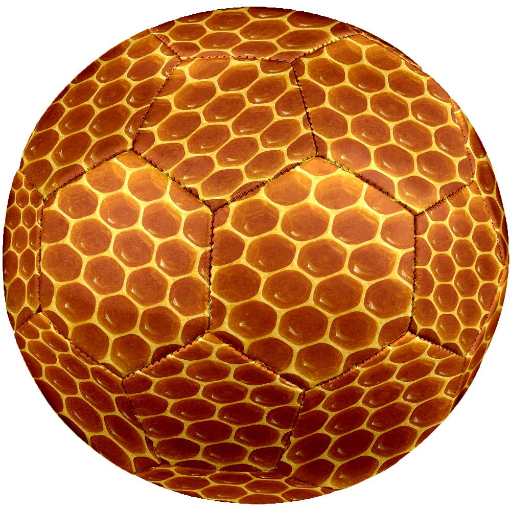 Spider Webs and Beehives Indoor Size 5 Soccer Ball Colorful Machine Stitched PVC Competition Ready Durable High-Bounce