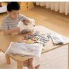 1/3/5PCS Cosmetic Organization Mesh Zipper File Bag PVC Document Folder Storage Bag A4/A5/A6 Moisture-proof Mesh Bag