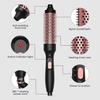 Dual-Use Electric Curling Wand & Brush: PTC Curling Iron for Bangs, Straightener, & Inward Curling