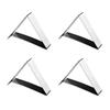 6Pcs Tablecloth Clips Stainless Steel Triangular Shape 5cm Opening Tablecloth Holders Clamps