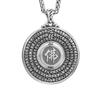 Necklace Rotating Buddha Lotus Heart Sutra Male and Female Safety Buckle Rotating Pendant