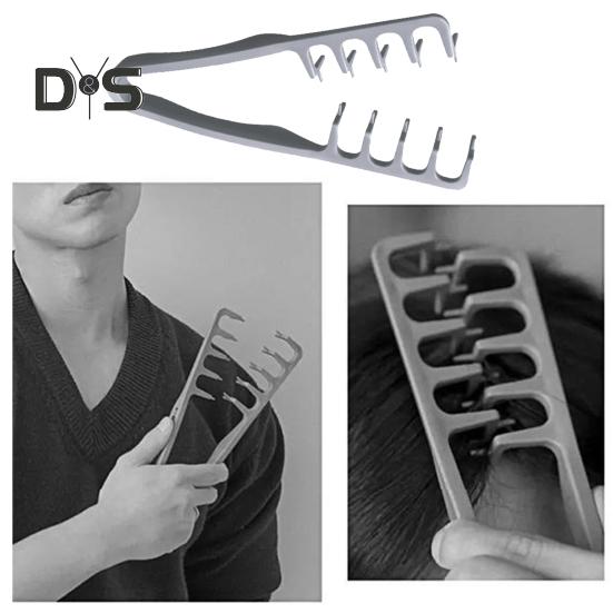 Pettine per Styling Soffice Onde Aumenta Volume Massaggio del Cuoio Capelluto Pettine per Acconciatura Soffice Strumento per Lisciare i Capelli per Tutti i Tipi di Capelli