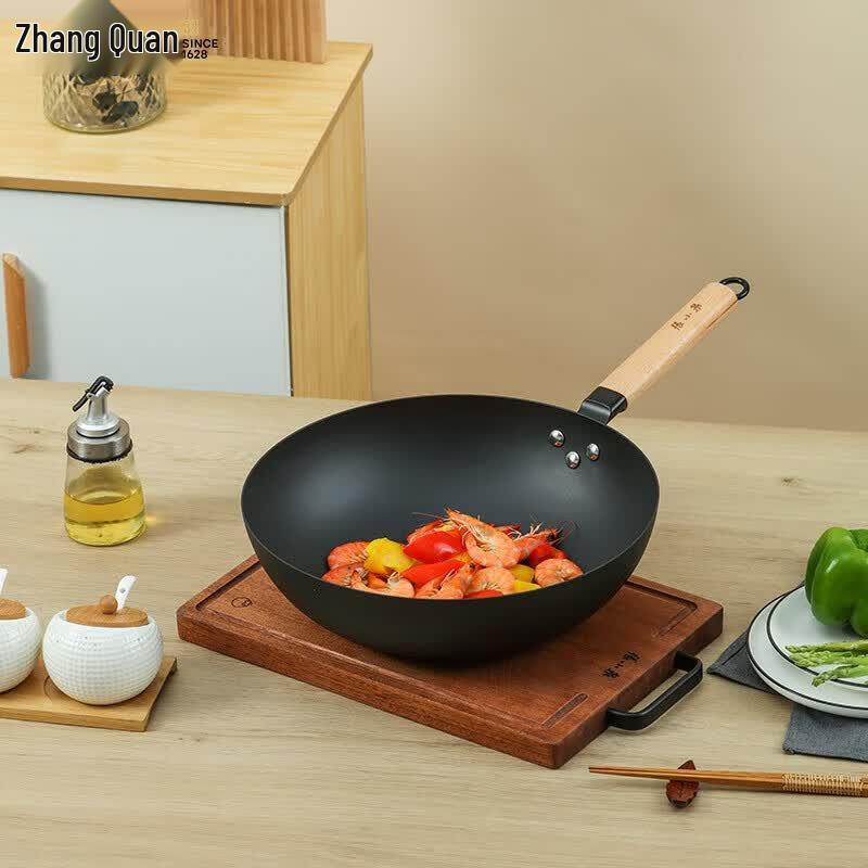 Zhang Xiao Quan 32cm Refined Iron Wok