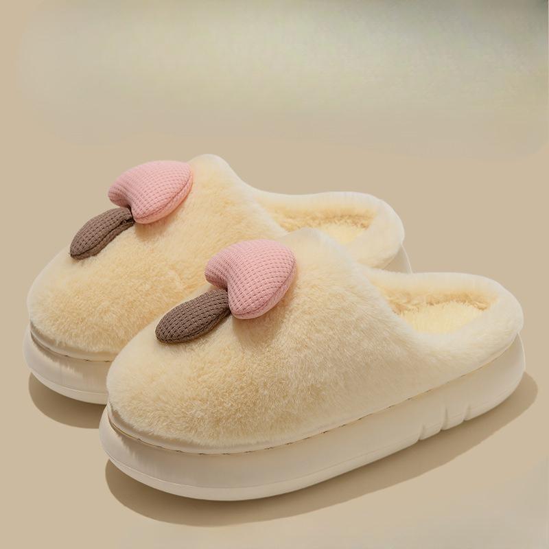 

Cotton Slippers Inside, Home Cotton Shoes with Fleece and Thickened Fabric Fits 35-36 жовтий