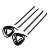 Front Door Window Weatherstrip Kit 15569071 Sweep Felt Trim   Run Channel   Replacement for C1500 C2500 C3500 K1500  00 K3500
