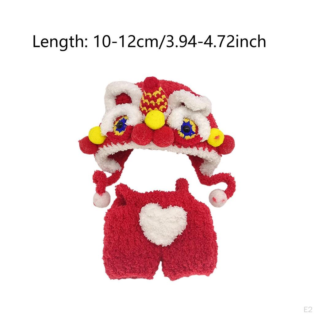 Doll Festive Clothes Pendant Outfits Cute Stylish Comfortable Detachable for Kids Lion Dance