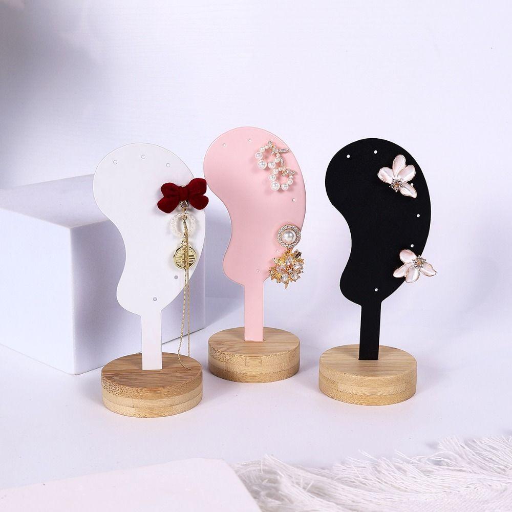 Jewelry Rack Jewelry Earring Holder Ear Shaped Ear Clip Stud Organizer  Shops Home