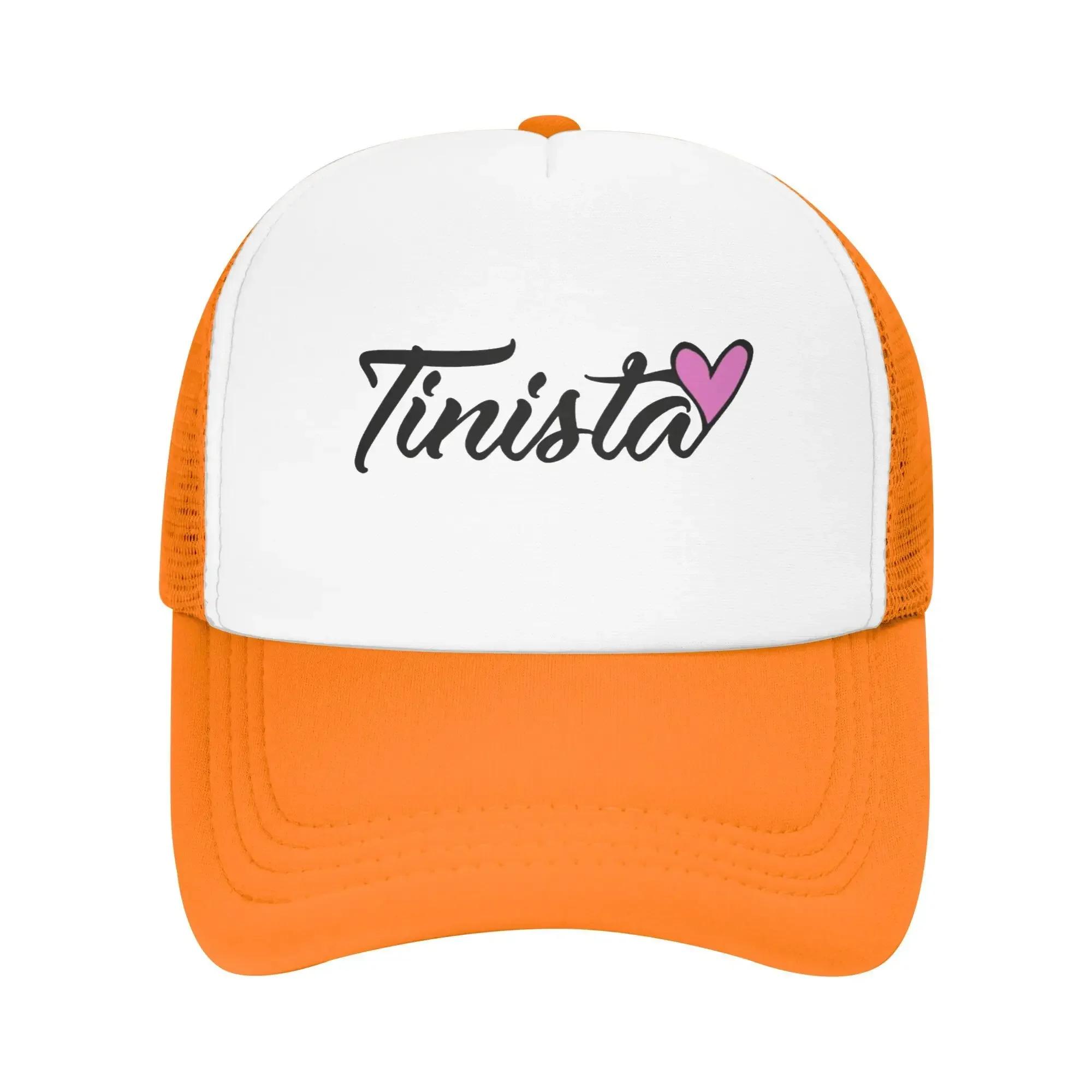 

Lover Tinista Stoessel In My Heart Tini Travel Mesh Baseball Caps For Womens Personalized Male Beach Sunscreen Hat Peaked Cap One Size