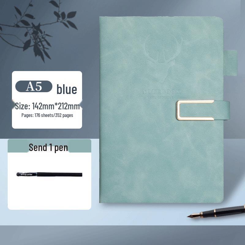 Special Offer: Retro A5/B5 Leather Cover Business Notebook & Student Diary