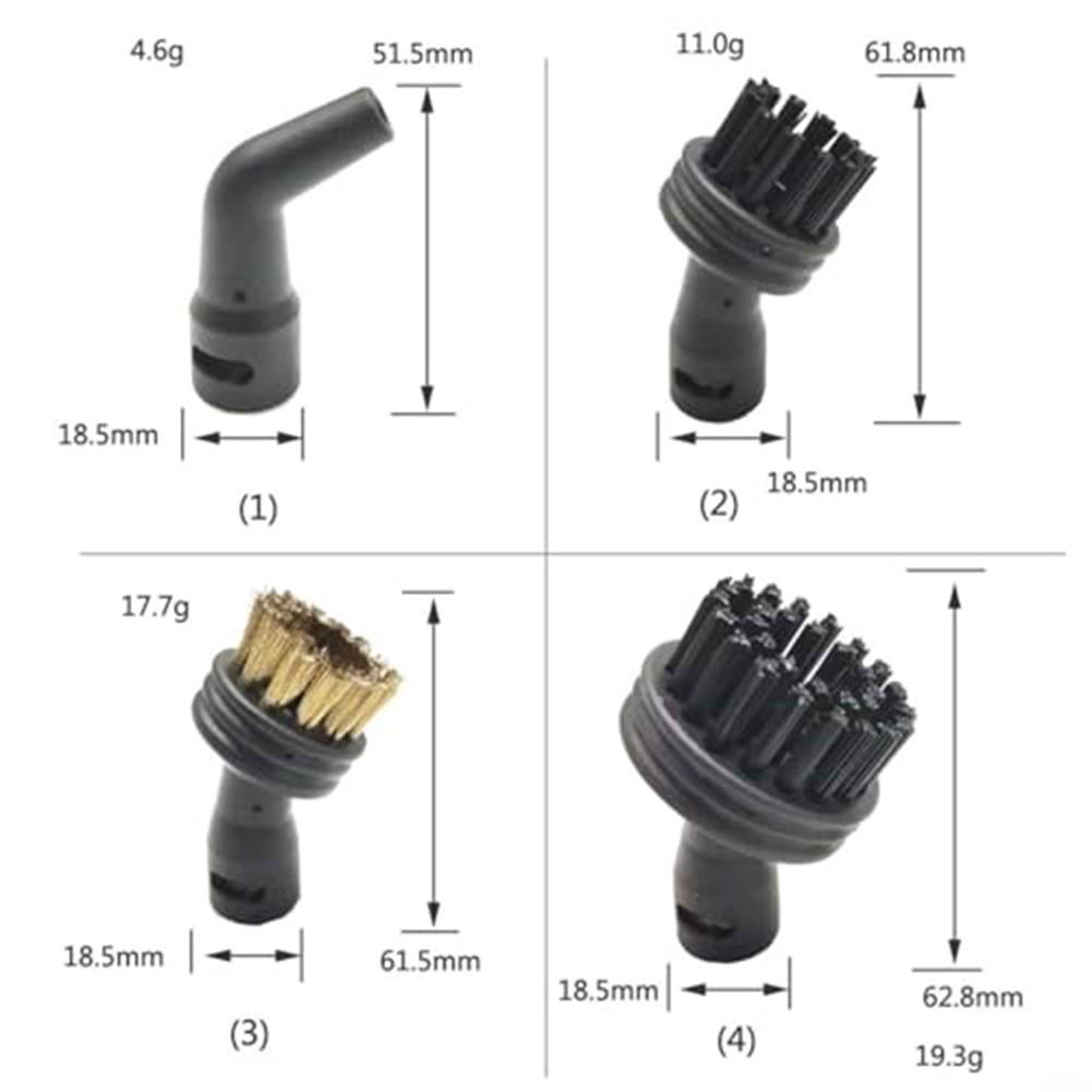 Copper Wire Round Brush Cleaning Brush Set Nozzles Kit Manual Cleaning