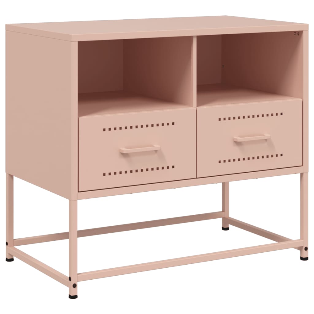 Vidaxl Szafka Pod Telewizor, Różowa, 68X39X60,5 Cm, Stalowa