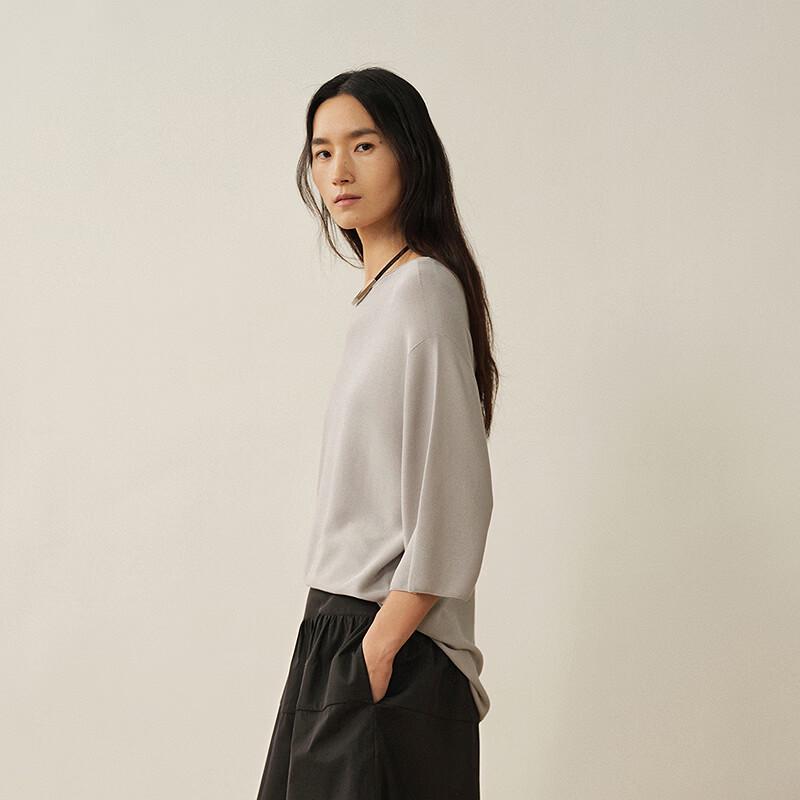 LESS 2026 Fall Loose Pullover Knit Sweater