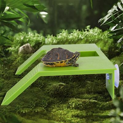Double Ladder Turtle Basking Platform Plastic Turtle Basking Terrace Turtle Climbing Platform  Home