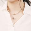 ozel Silver 925 Fresh Water pearl Labradorite Necklace PS111N