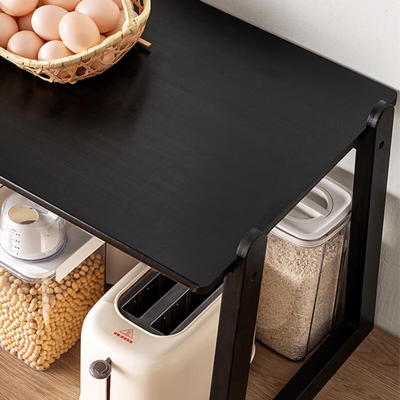 2-Tier Bamboo Kitchen Countertop Organizer