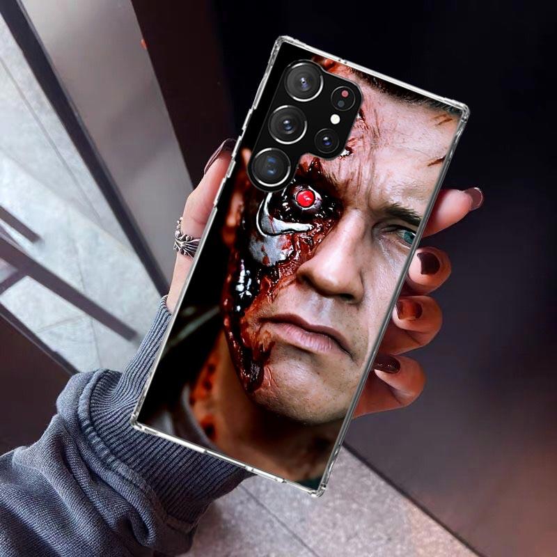 Arnold Schwarzenegger Terminator Phone Case For Samsung Galaxy S23 S24 S25 Ultra S22 + S21 Plus S20 FE Cover S10 S25U Silicone P