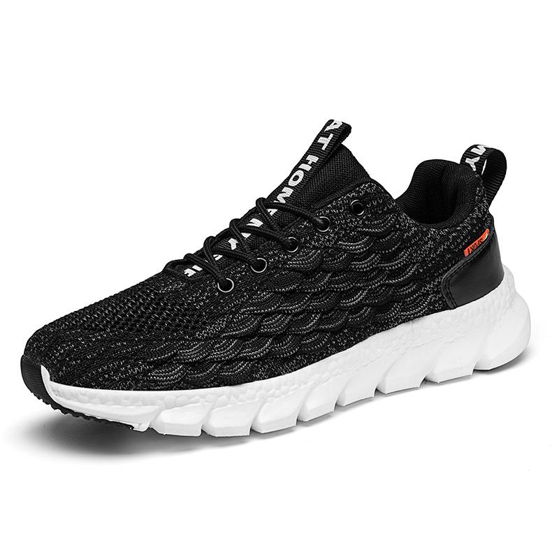 Men's Running Sports Shoes Knitted Sneakers Light Casual Sport Shoes Man Trainer Fitness Tennis Training Shoes Anti-slip