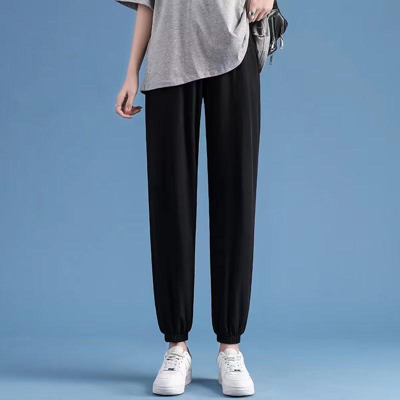 Women's Ice Silk Quick-Dry Summer Leggings - Loose, Thin, and Available In Large Sizes for 2023