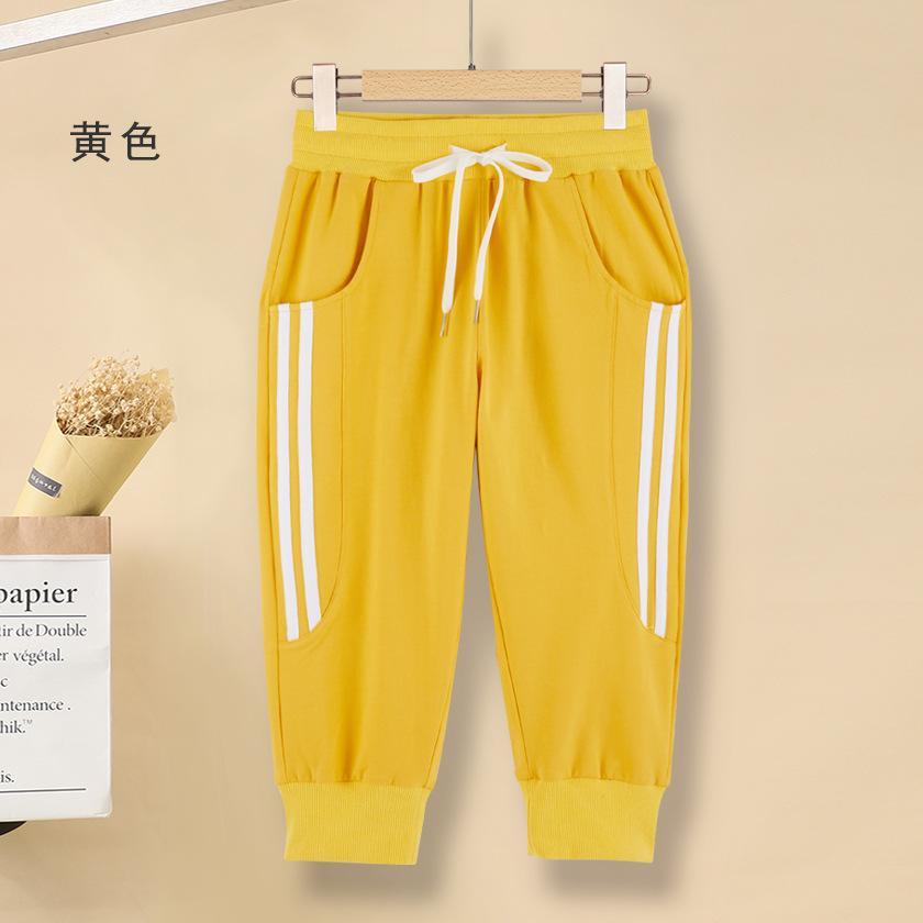 Women s Mid Rise Harem Capri Pants Loose Sweatpants Drawstring Cotton Blend Joggers Casual Summer Fitness Bottoms M