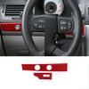 2Pcs Red Carbon Fiber Interior Driver Dashboard Cover Trim For Chevrolet Cobalt