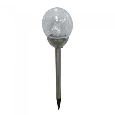 Pagoda Crackle Ball Outdoor Solar Light