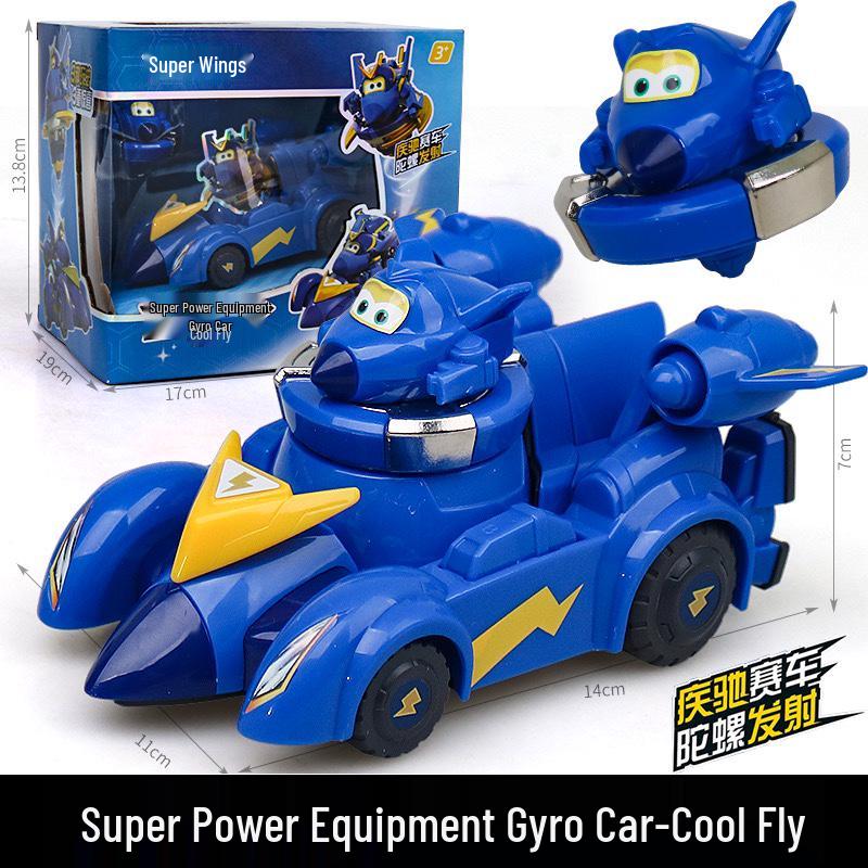 Суперкрылья Трансформирующийся Джетт Машинка-Робот Игрушка для Детей