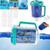 With 5 Skimmer Socks Inline Pool Leaf Canister Leaf Trap for Swimming Pool  Pool Drainer