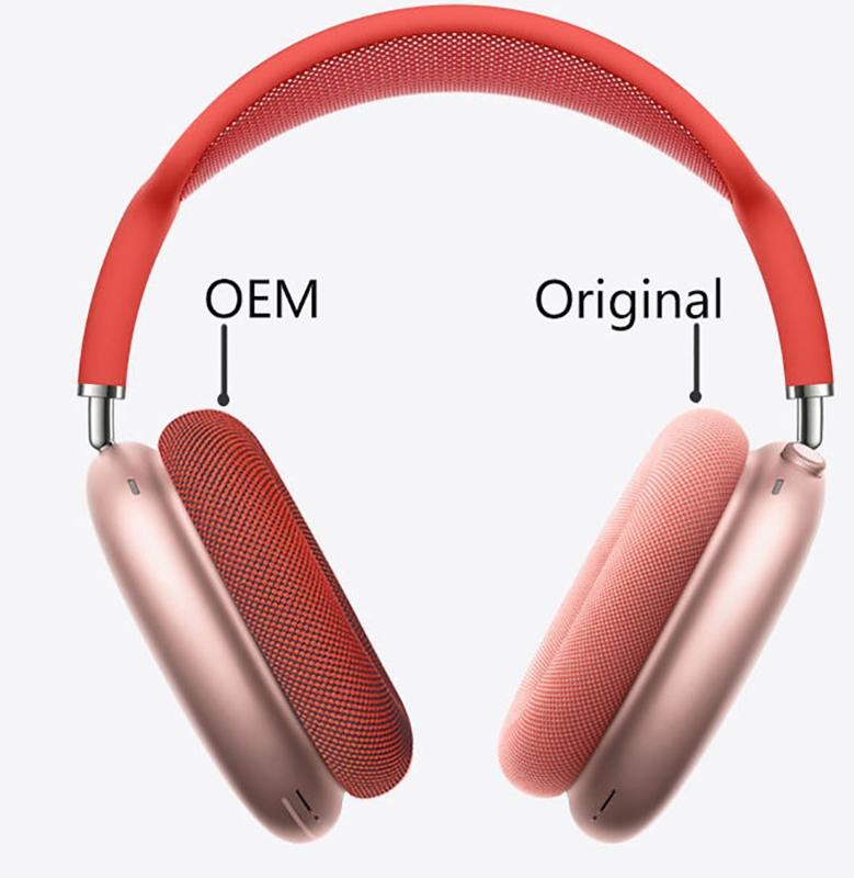 For Max Cover Headphone Ear Pads Replacement Sponge Headset Set Spare Accessories with Knit-mesh Structure