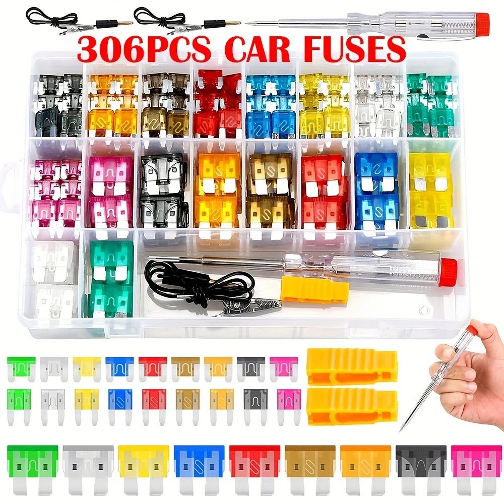 Fuse boxes come in various specifications with 60 and 120PCS not having medium fuses while 60PCS are packaged in bags Fuses4
