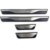 For Hyundai KONA EV 2017 2018 -    2024 2025 Door Sill Cover Kick Scuff Plate Guard Pedal Car Styling Accessories