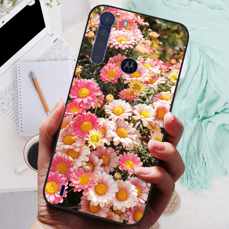 For Motorola One Fusion Case Black Bumper Soft Silicone Cover For Moto One Fusion Plus Phone Cases OneFusion Fusion+ Funda Shell