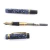 Excellent PARKER Fountain Pen Duofold Centennial Rare Marble Blue 18K Mens Used