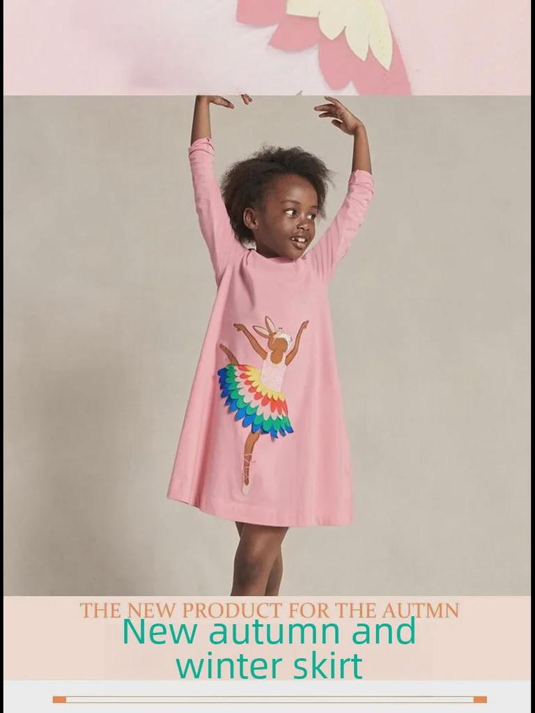 Autumn Long-Sleeve Princess Dress for Girls - European & American Style