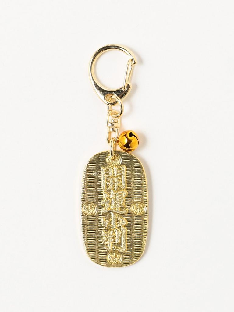 Home Accessories Oval Keychain [Beams Japan] San-Oh Custom-Made Maneki-neko -