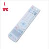 1PC Household Stretchable Remote Control Cover Transparent Remote Control Silicone Protective Cover Dust-Proof and Waterproof