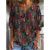 QICED Women's Fashion Casual  Long Sleeve O-Neck Blouses & Shirts