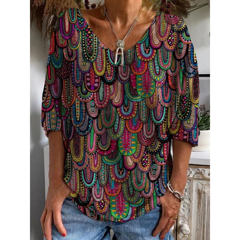 IHUASU Women s Fashion Casual Long Sleeve O-Neck Blouses & Shirts S