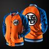 Jaqueta Baseball Son Goku Anime Japonês Cosplay Desenho Animado Masculina Quente Primavera Outono Casaco com Capuz de Lã jaqueta masculina