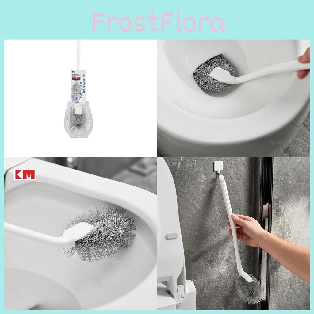 Plastic Soft Bristle Toilet Brush For Deep Cleaning In Home And Bathroom