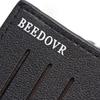 Zipper Men Coin Purse Waterproof Business Card Holder Fashion PU Leather Wallet  Business
