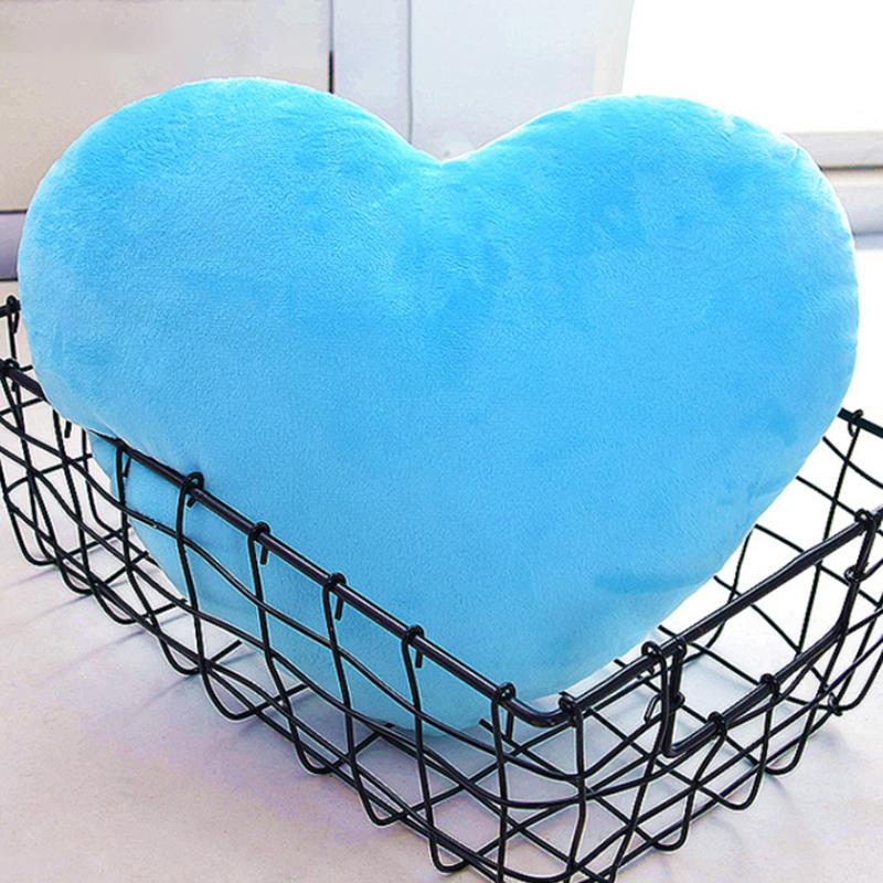20/30Cm Heart Plush Toys Soft Cute Fuzzy Throw Pillow Toy Lovely Gift For Birthday Valentines Day Soft Stuffed Pillow